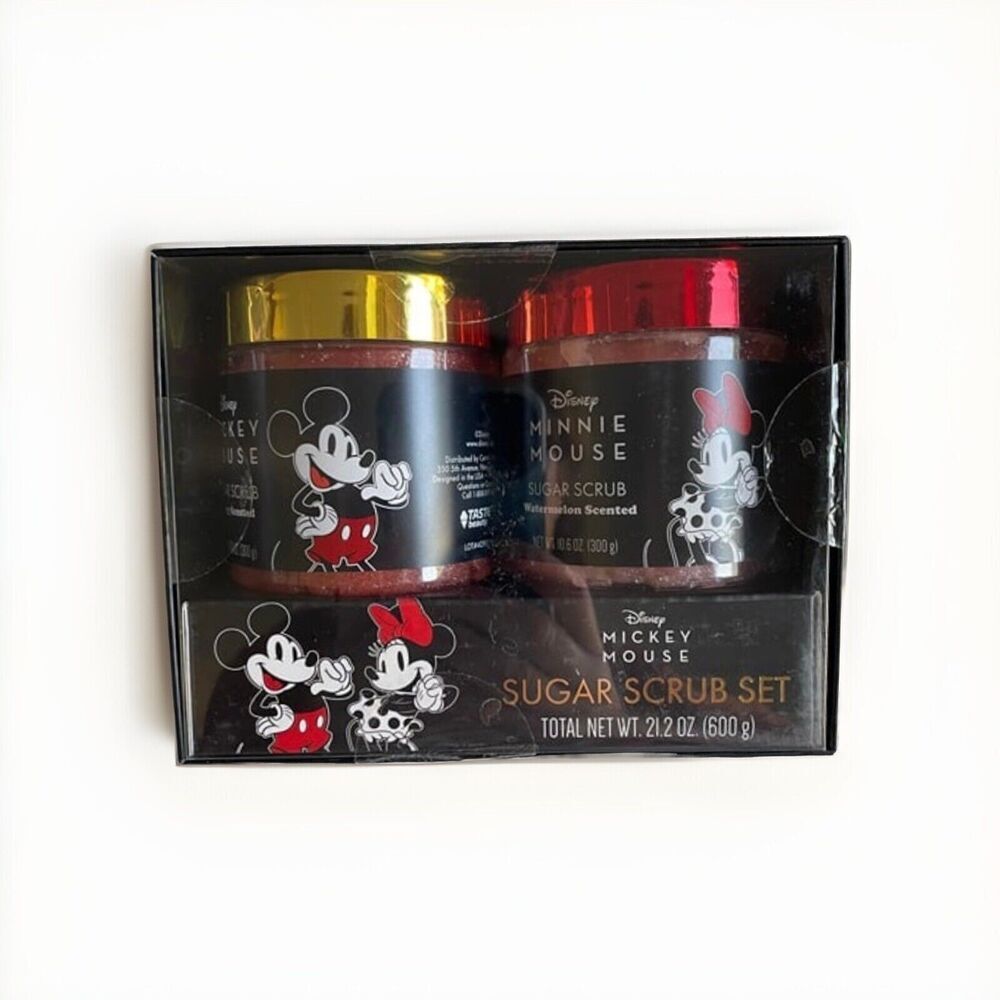 Disney Mickey Mouse Sugar Set Minnie Mouse Watermelon and Cherry New Rare
